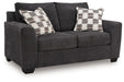 Loreo - Loveseat - Ebony - Simple Home Plus
