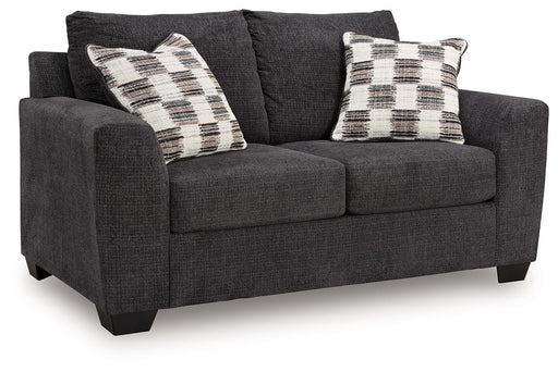 Loreo - Loveseat - Ebony - Simple Home Plus