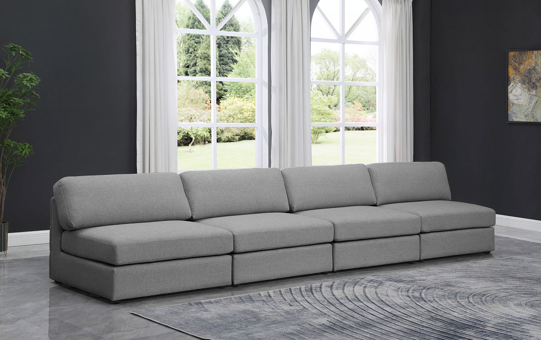 Beckham - Modular 4 Seats Armless Sofa - Simple Home Plus