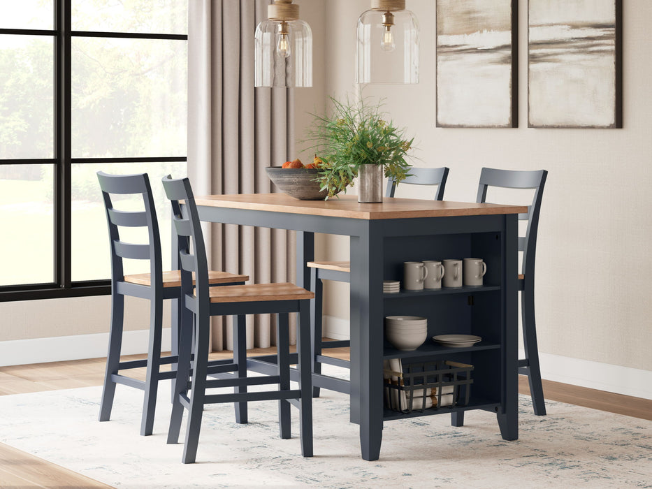 Gesthaven - Rectangular Dining Room Counter Set - Simple Home Plus