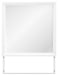 Fortman - Bedroom Mirror - White - Simple Home Plus