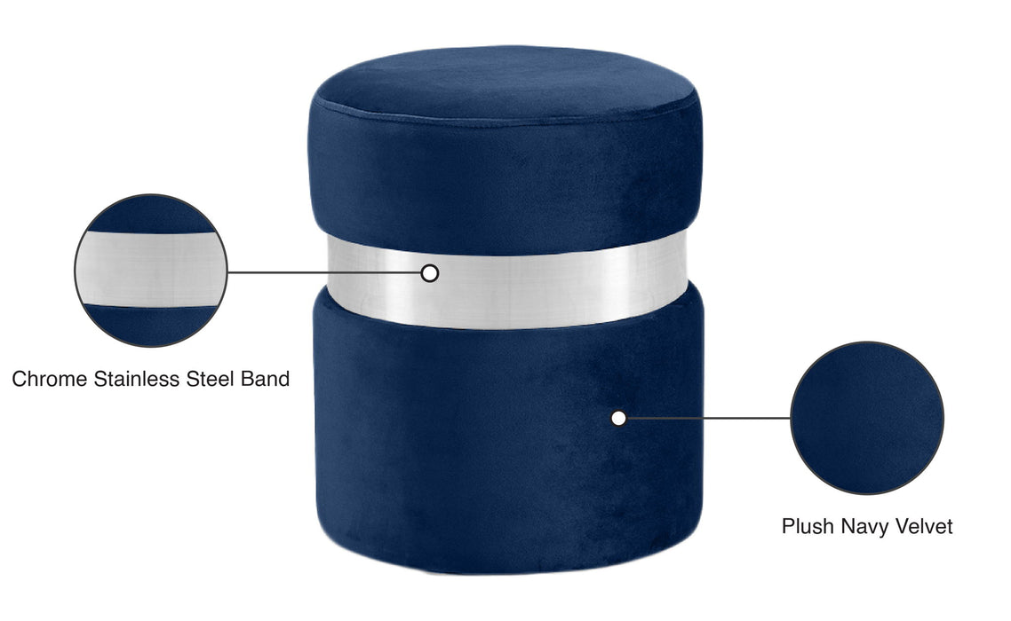 Hailey - Round Ottoman - Simple Home Plus