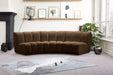 Infinity - 3 Piece Modular Sectional - Brown - Simple Home Plus