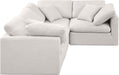 Indulge - Linen 4 Piece Modular Corner Sectional - Simple Home Plus