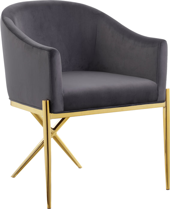 Xavier - Dining Chair with Gold Legs - Simple Home Plus
