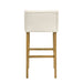Fauna - Modern Transitional Wood Bar Height Kitchen Bar Stool - Simple Home Plus
