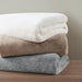 Bristol - Solid Premium Faux Fur Throw - Gray - Simple Home Plus