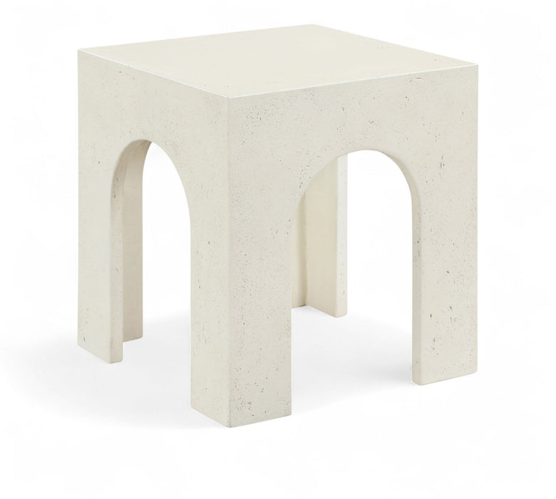 Renza - Concrete And Fiberglass Indoor / Outdoor Table - Simple Home Plus