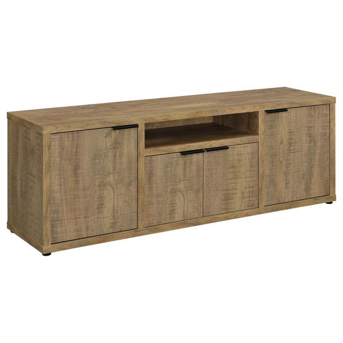 Tabby - 4 Door Engineered Wood TV Stand - Mango - Simple Home Plus