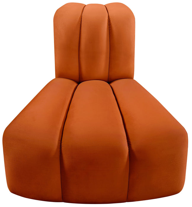 Arc - Velvet Reverse Corner Chair - Simple Home Plus