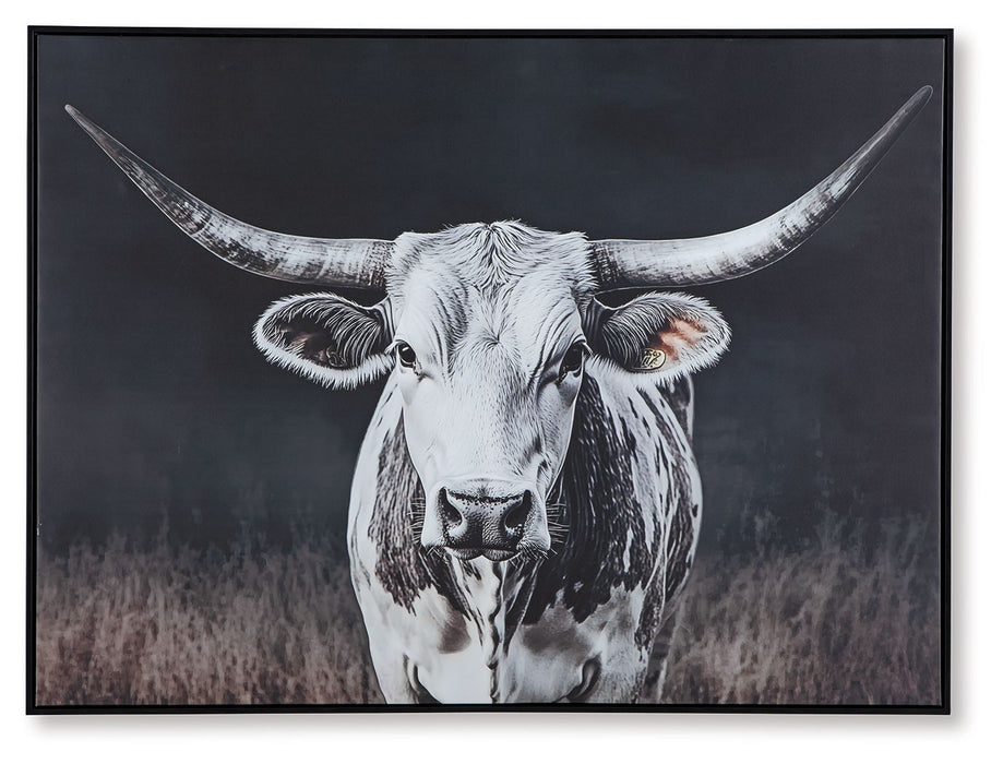 Harlandale - Black / White / Brown - Wall Art - Simple Home Plus