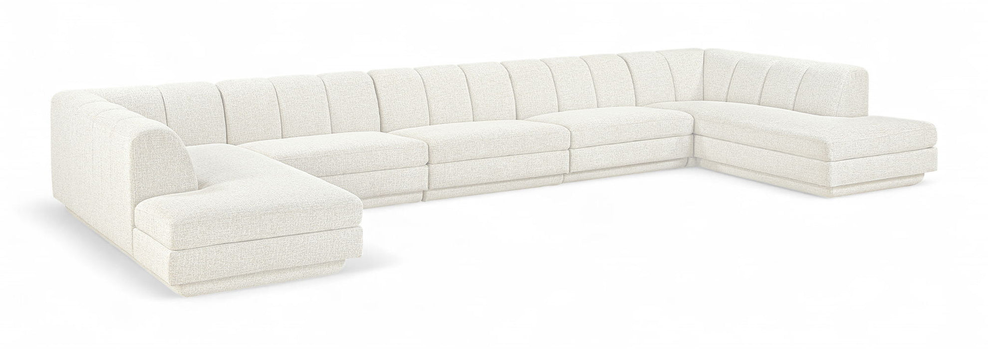 Modari - Sectional - Cream - Simple Home Plus