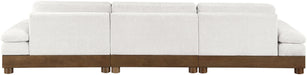 Turin - Chenille Fabric Upholstered Modular Sectional - Cream - Simple Home Plus