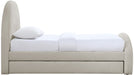 Andaz - Chenille Fabric Upholstered Trundle Bed - Simple Home Plus