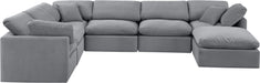 Indulge - Velvet 7 Piece Modular Sectional - Simple Home Plus