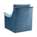 Deanna - Upholstered Swivel Accent Chair - Blue - Simple Home Plus
