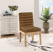 Evelyn - Dining Chair With Natural Legs - Saddle - Simple Home Plus