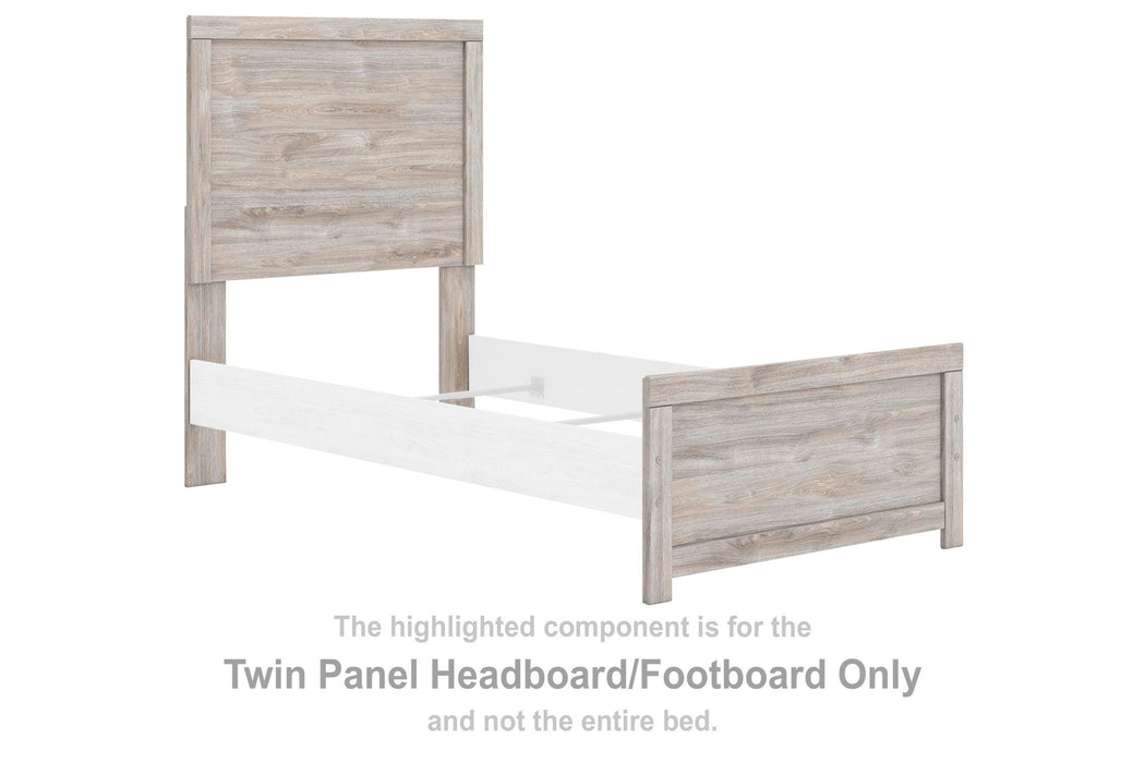 Broachmyn - Twin Panel Headboard/Footboard - Gray - Simple Home Plus