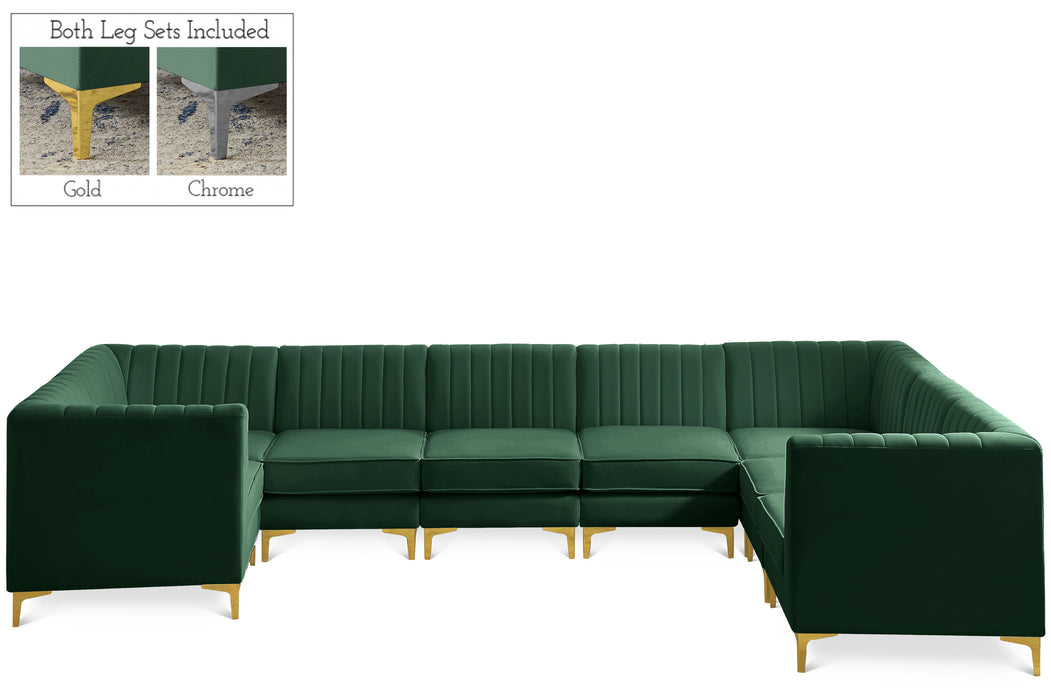 Alina - 8 Piece Modular U-Shaped Sectional - Simple Home Plus