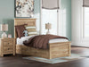 Makidern - Panel Storage Bed With 2 Under Bed Storage Units - Simple Home Plus