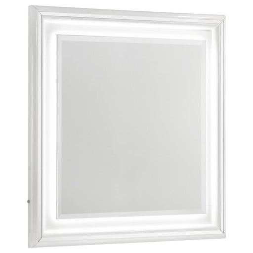 Cassia - Dresser Mirror - White High Gloss - Simple Home Plus