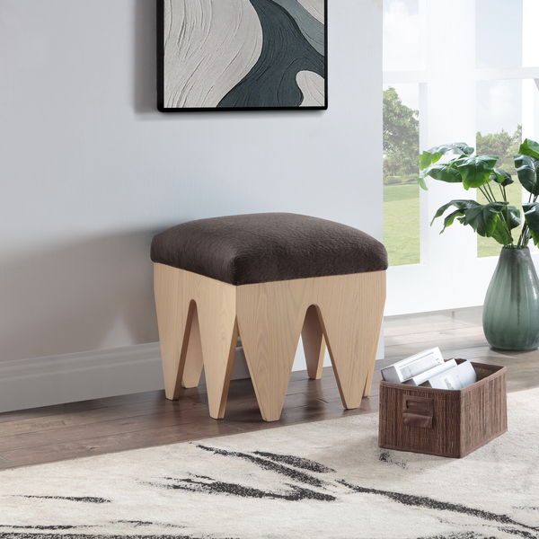 Altair - Fabric Bench - Light Brown Base