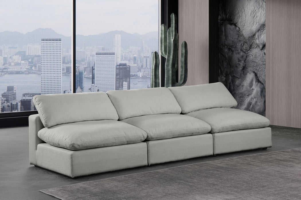 Comfy - Linen Modular Armless Sofa 3 Seats - Simple Home Plus
