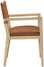 Avon - Vegan Leather Dining Arm Chair - Simple Home Plus