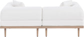 Laguna - 2 Piece Resilient Water Resistant Fabric 71" Upholstered Outdoor Patio Modular Loveseat - Simple Home Plus