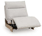 Modmax II - Power Armless Recliner With Adjustable Headrest - Stone - Simple Home Plus