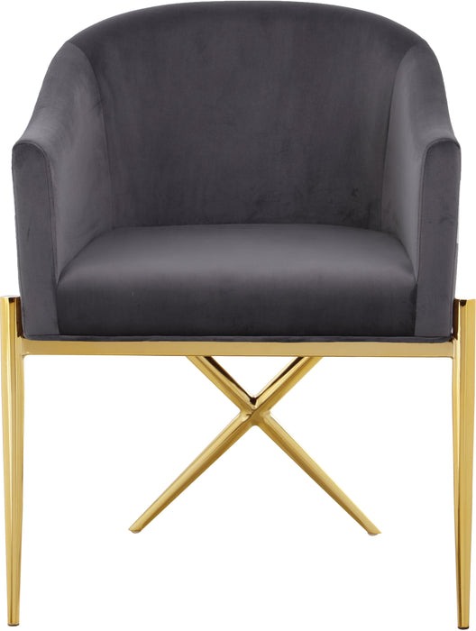 Xavier - Dining Chair with Gold Legs - Simple Home Plus