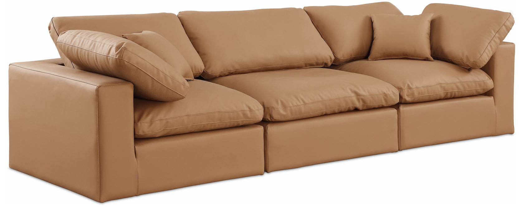 Comfy - Faux Leather Modular Sofa 3 Seats - Simple Home Plus