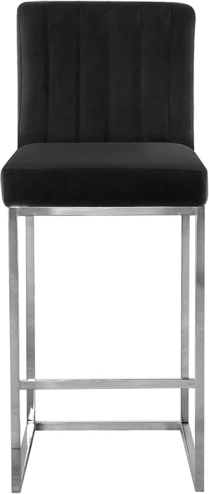 Giselle - Stool with Chrome Legs - Simple Home Plus