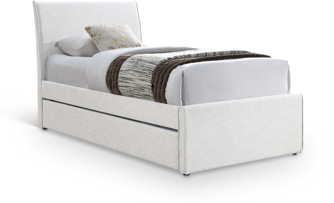 Myles - Linen Twin Trundle Bed - Simple Home Plus
