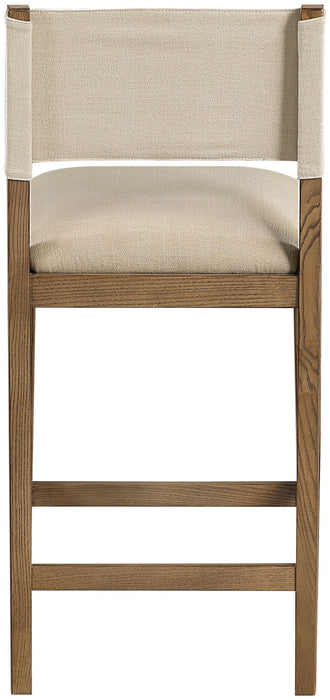 Avon - Linen Textured Performance Fabric Counter Stool - Simple Home Plus