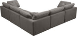Plush - 5 Piece Modular Sectional - Simple Home Plus