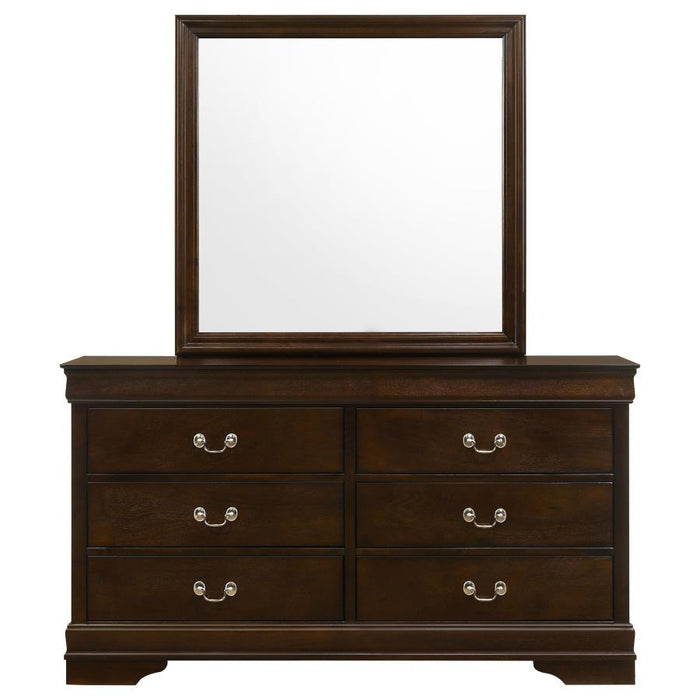 Louis Philippe - Six-Drawer Dresser - Simple Home Plus