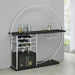 Risley - 2-Door Circular LED Home Bar With Wine Storage - Simple Home Plus