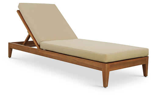 Mirella - Water Resistant Fabric Upholstered Outdoor Patio Chaise Lounge - Simple Home Plus