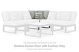 Beachloft - Corner With Cushion - Black / Gray - Simple Home Plus