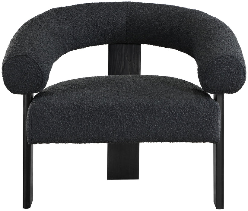 Winston - Accent Chair With Black Legs - Simple Home Plus