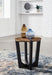 Hanneforth - Round End Table - Brown - Simple Home Plus