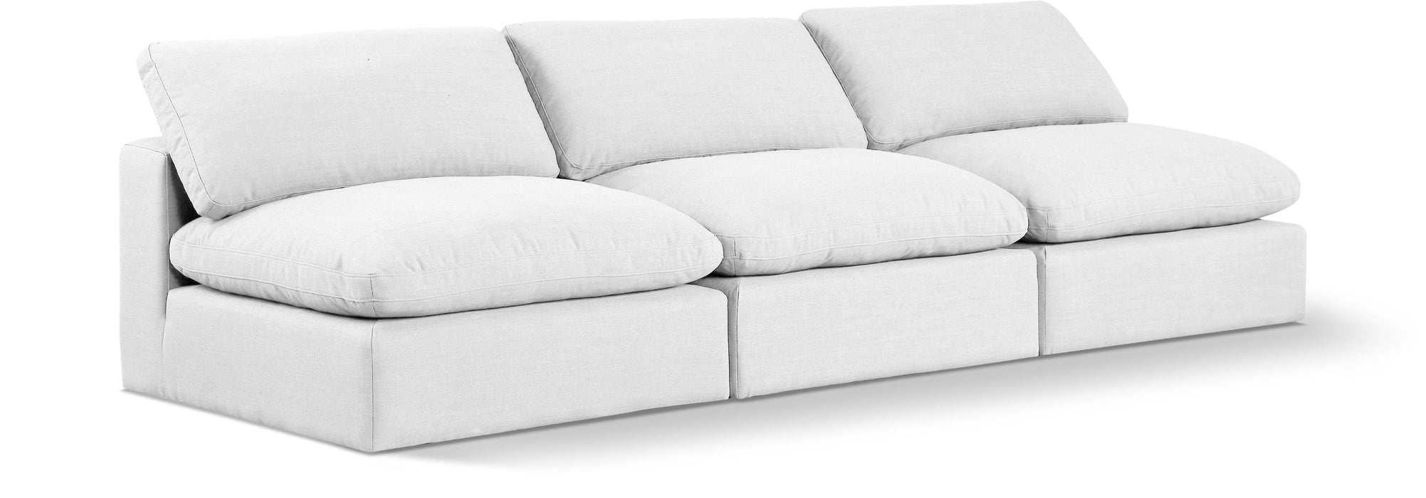 Comfy - Linen Modular Armless Sofa 3 Seats - Simple Home Plus