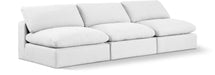 Comfy - Linen Modular Armless Sofa 3 Seats - Simple Home Plus