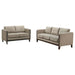 Islington - Upholstered Panel Arm Sofa Set - Simple Home Plus