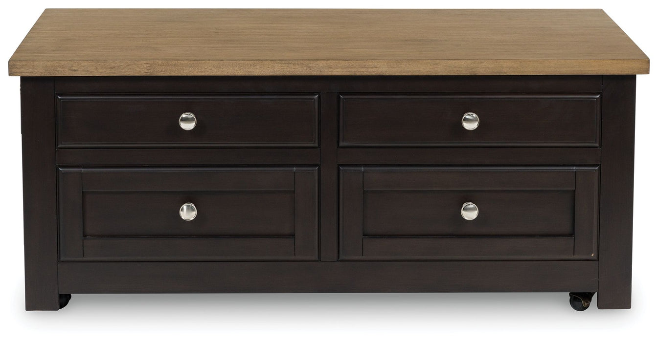 Drazmine - Brown - Lift Top Cocktail Table - Simple Home Plus