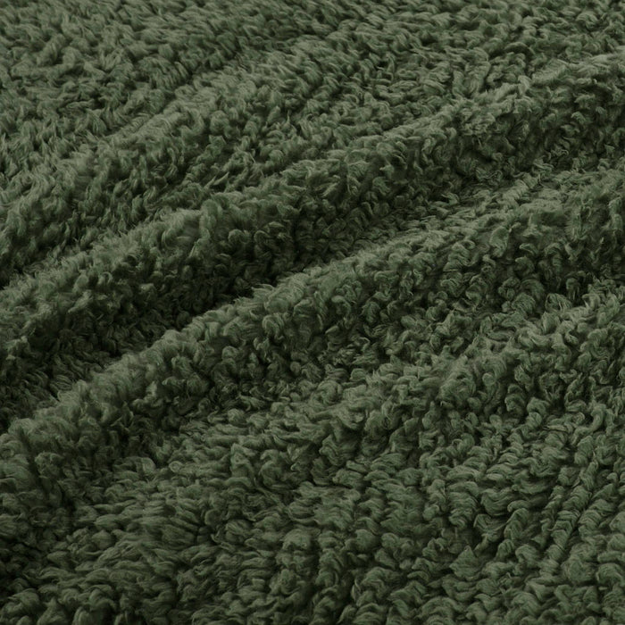 Burlington - King Berber Blanket - Green - Simple Home Plus