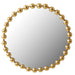 Marlowe - 27" Round Wall Decor Mirror - Gold - Simple Home Plus