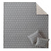 Keystone - Full/Queen Coverlet Set - Gray - Simple Home Plus