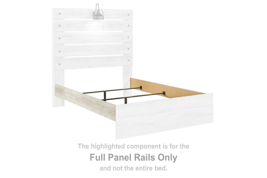 Cambeck - Full Panel Rails - Whitewash - Simple Home Plus